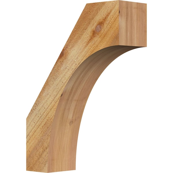 Ekena Millwork 4"W x 12"D x 16"H Westlake Rough Sawn Knee Brace, Western Red Cedar BRC04X12X16WTL00RWR - main
